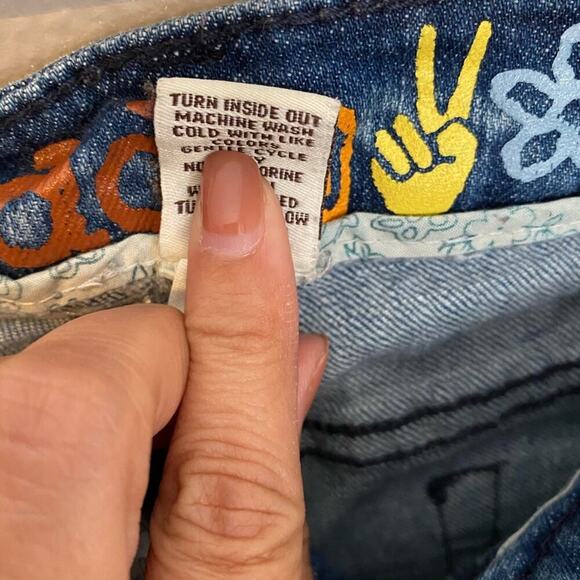 Mudd Distressed Straight Leg Jeans Sz 9 - Picture 4 of 8